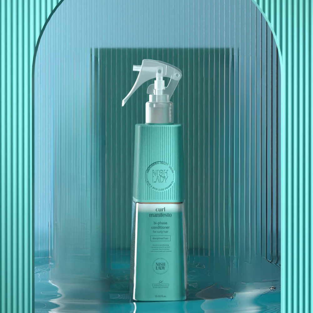 NishLady Curl Manifesto Bi-Phase Conditioner – 386ml