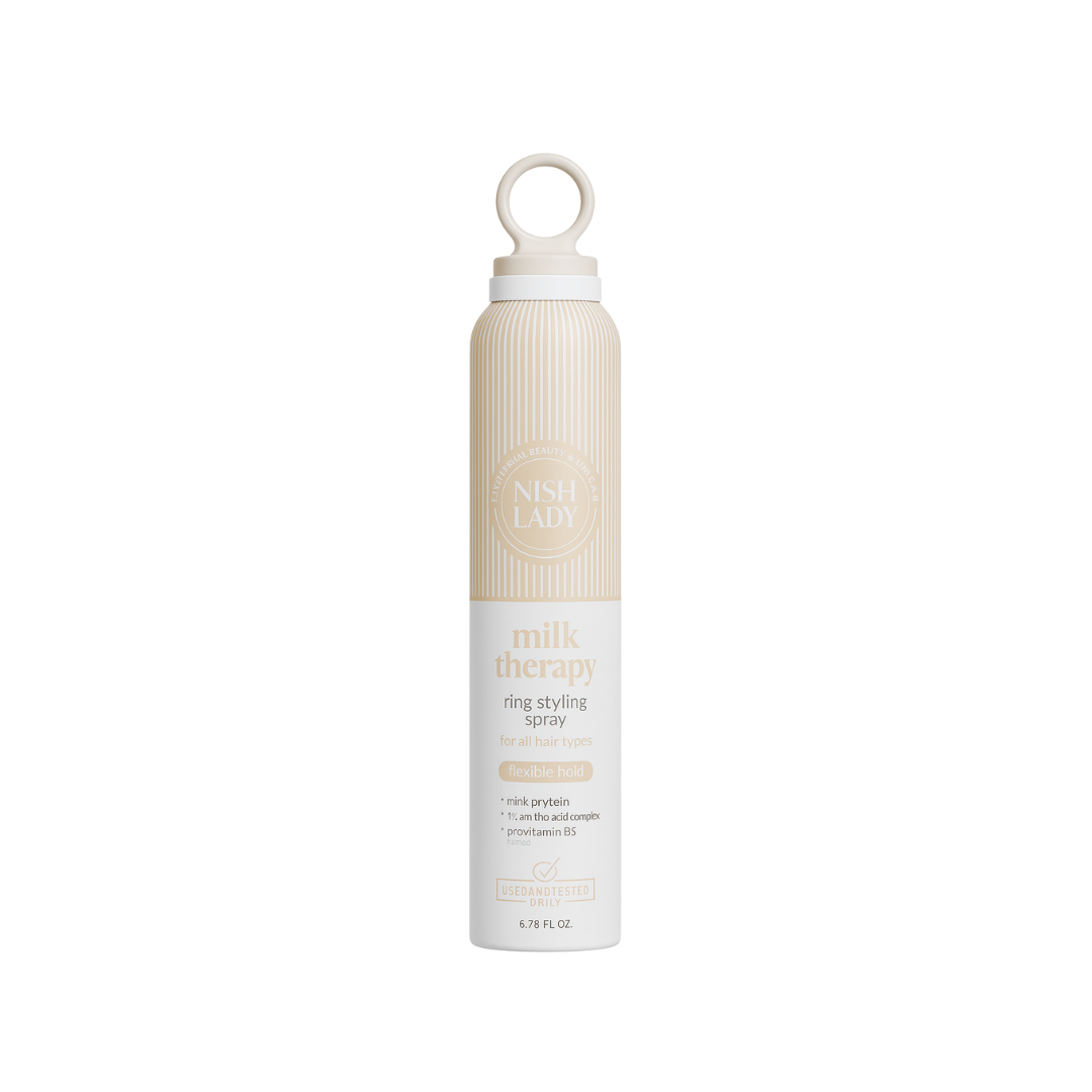 NishLady Milk Therapy Ring Styling Spray – 200ml