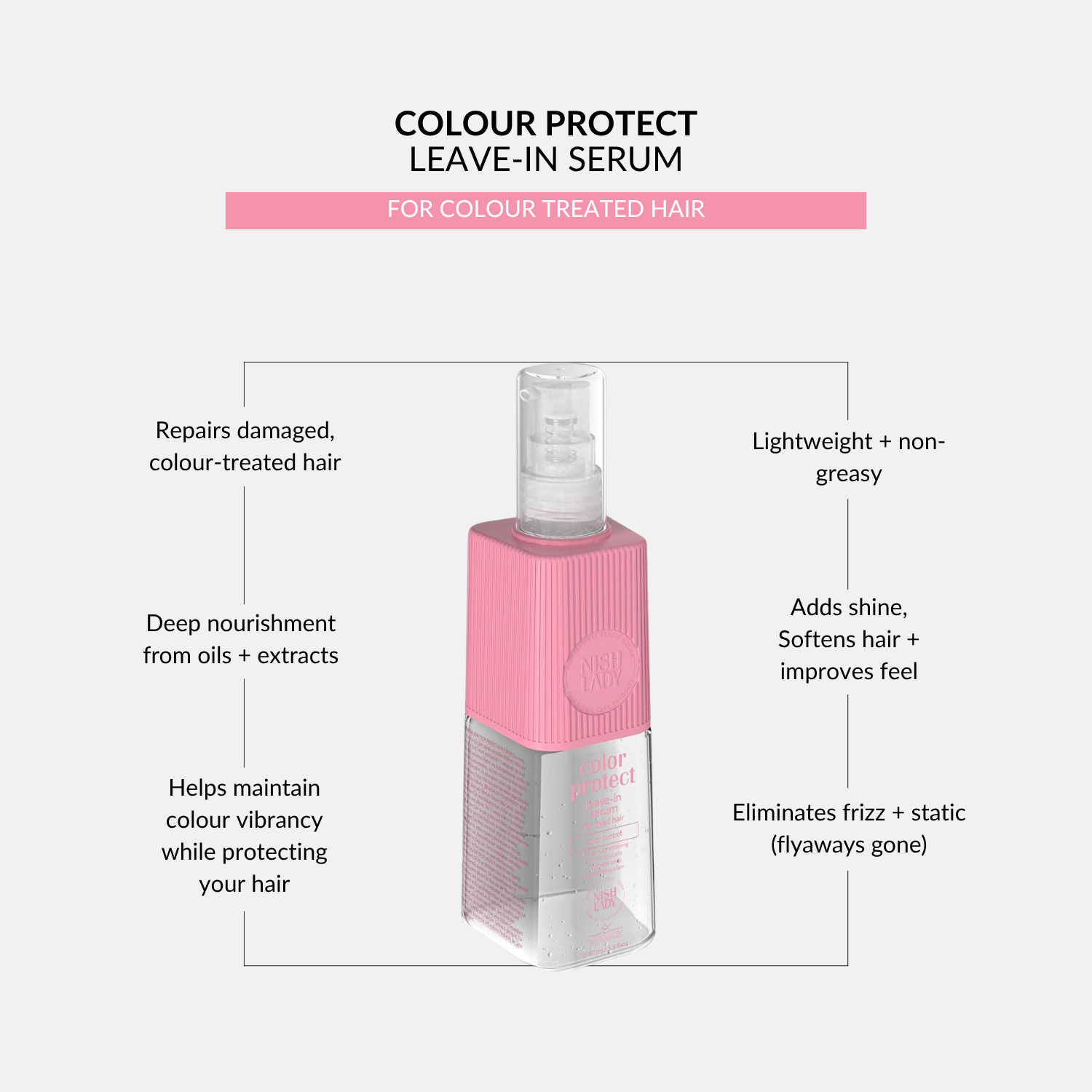 NishLady Color Protect Leave-In Serum - 97ml