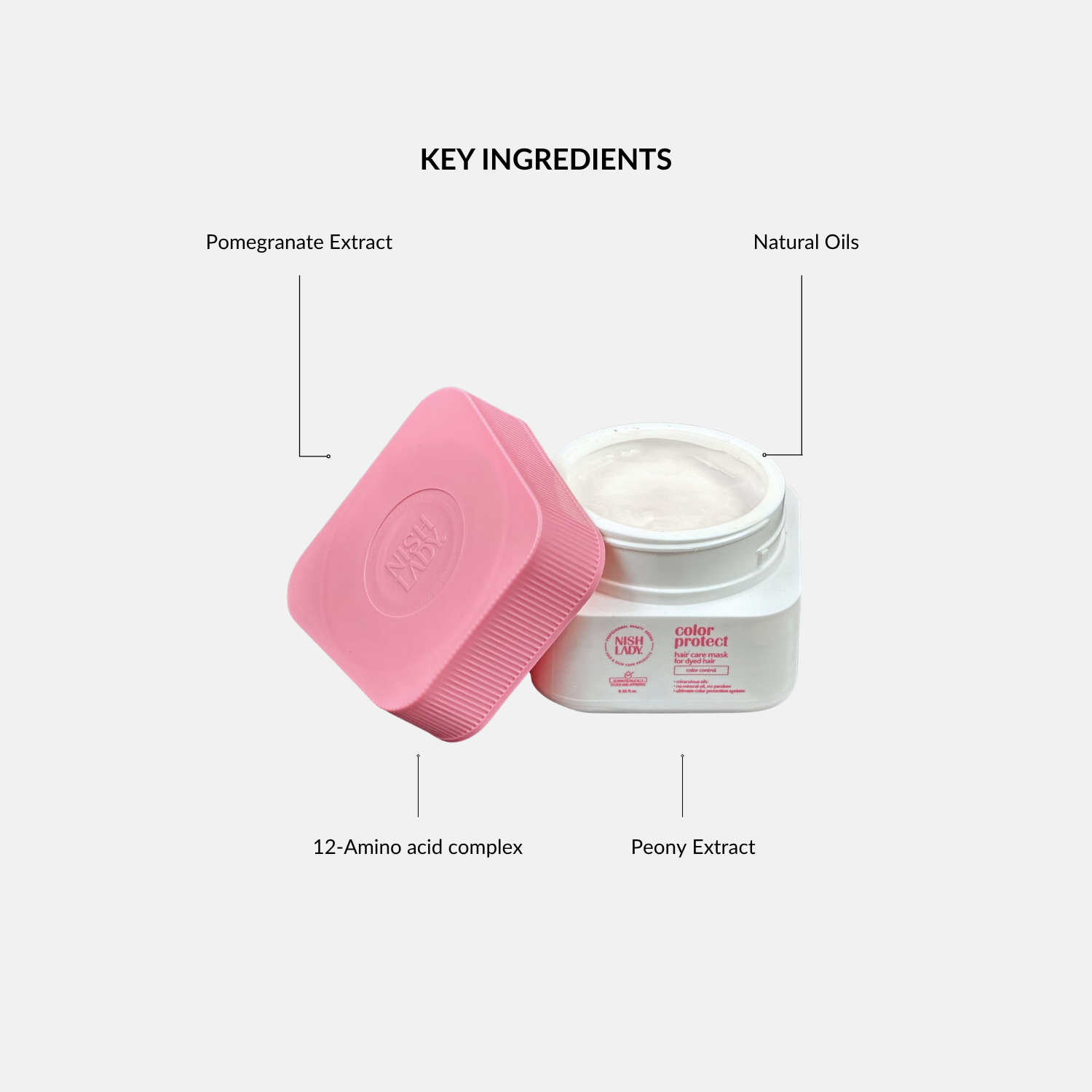 NishLady Color Protect Hair Care Mask – 275ml