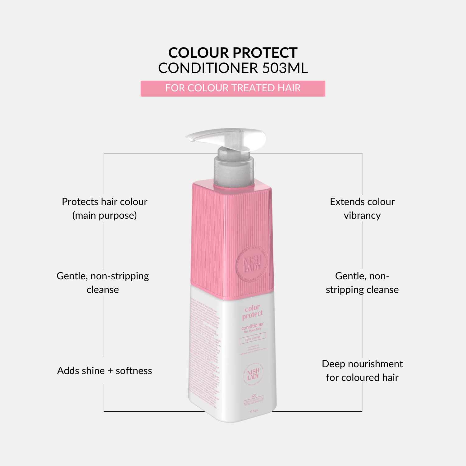 NishLady Color Protect Shampoo – 503ml
