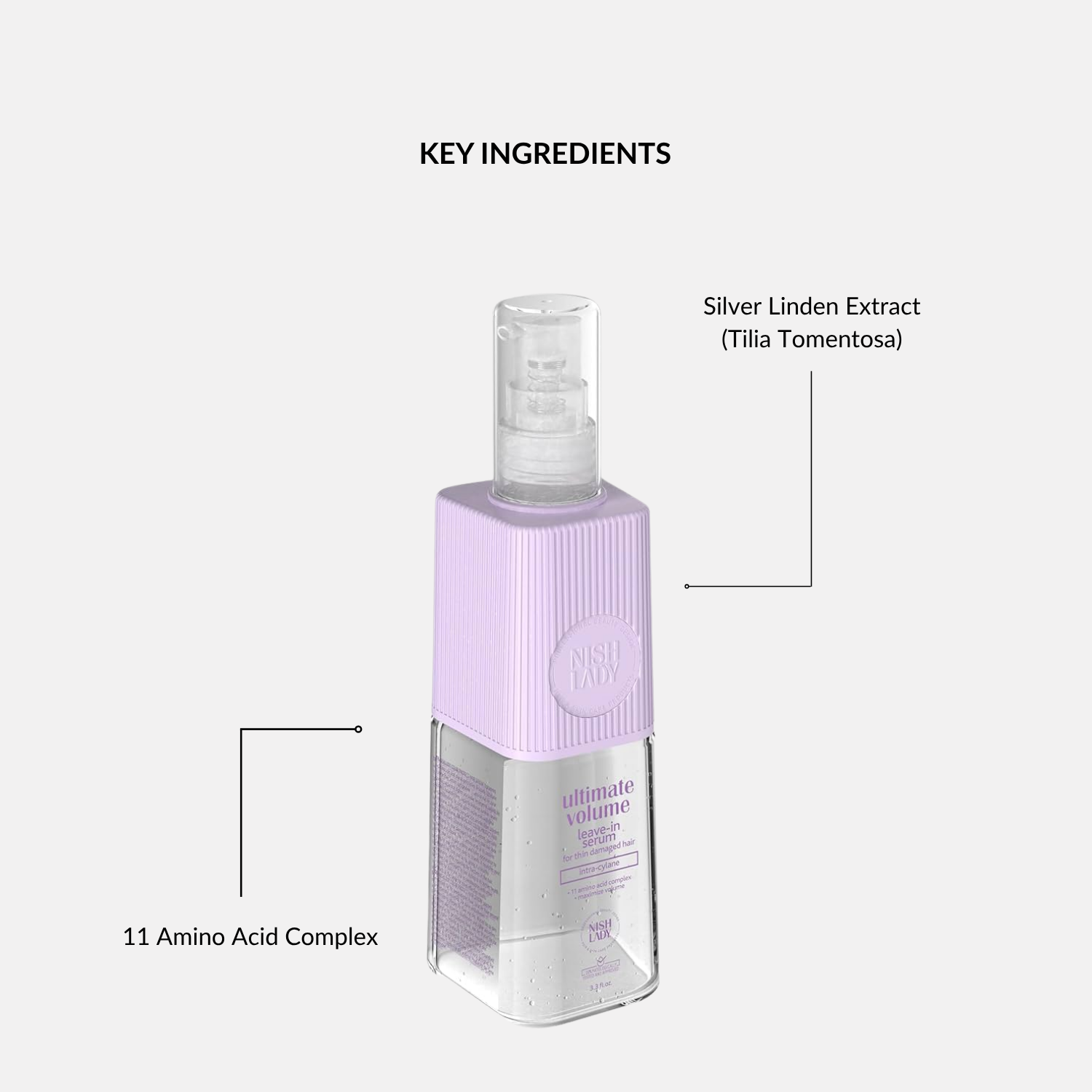 NishLady Ultimate Volume Leave-In Serum - 97ml
