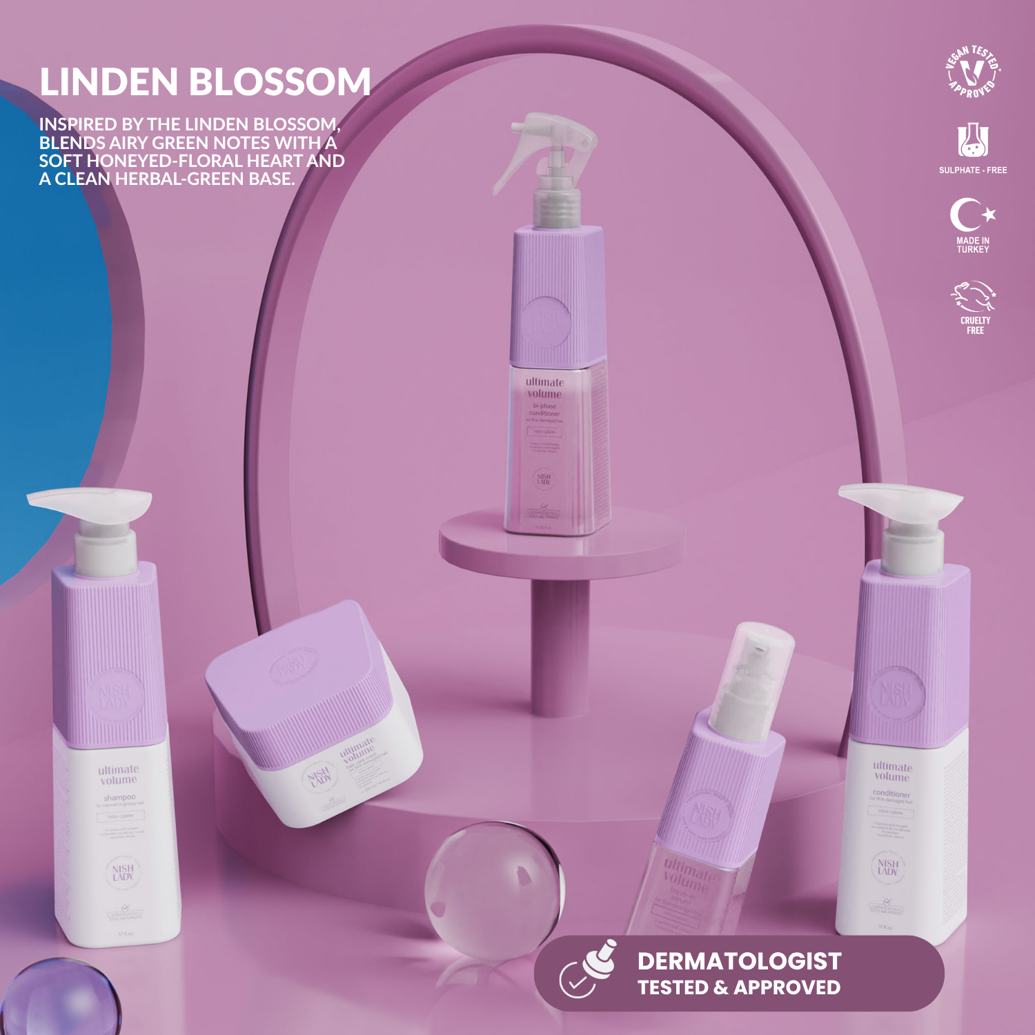 NishLady Ultimate Volume Leave-In Serum - 97ml