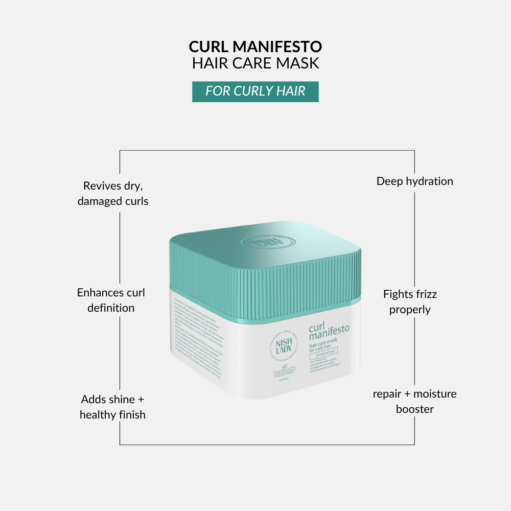 NishLady Curl Manifesto Hair Care Mask – 275ml