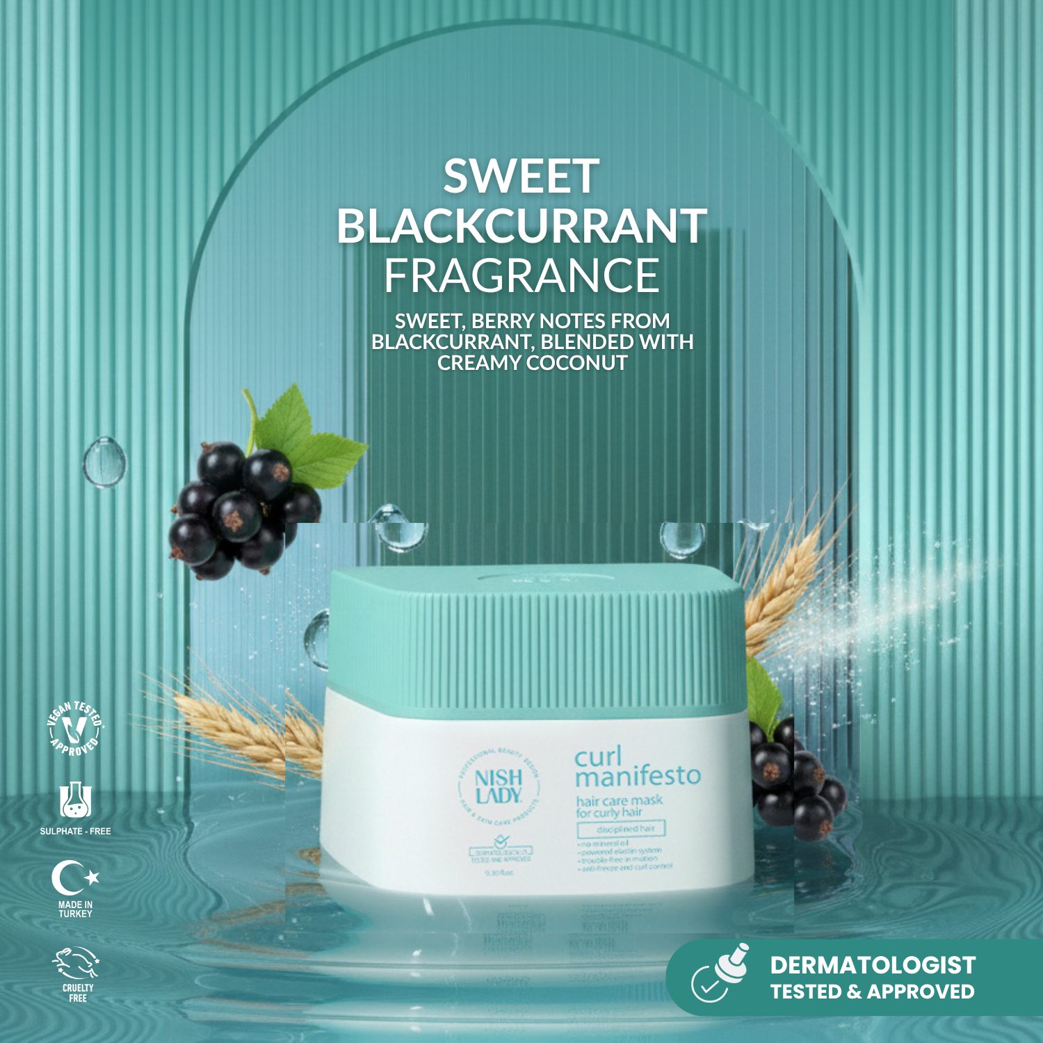 NishLady Curl Manifesto Hair Care Mask – 275ml
