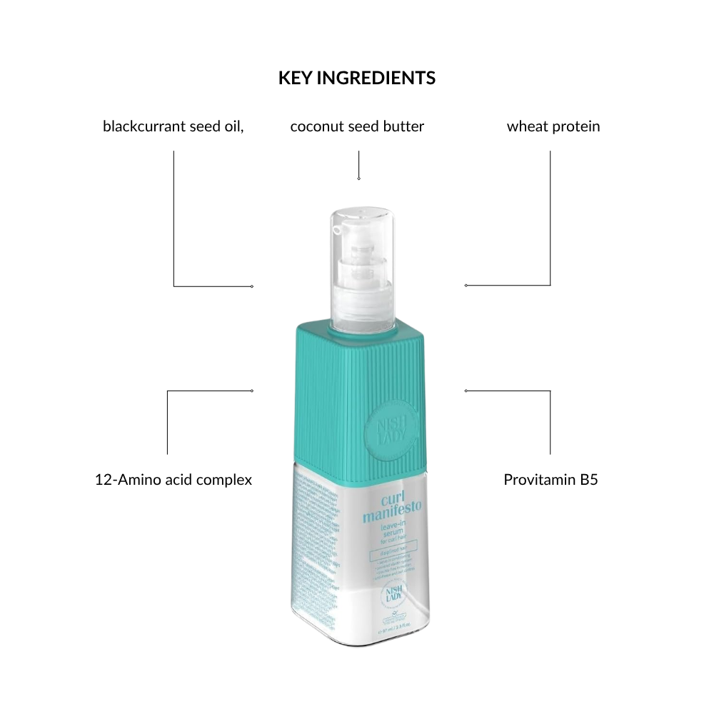 NishLady Curl Manifesto Leave-In Serum - 97ml