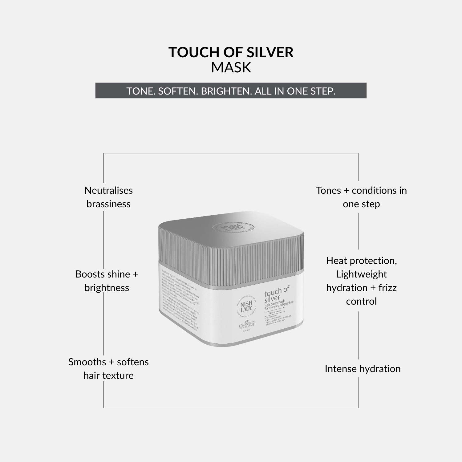 NishLady Touch Of Silver Mask - 275ml