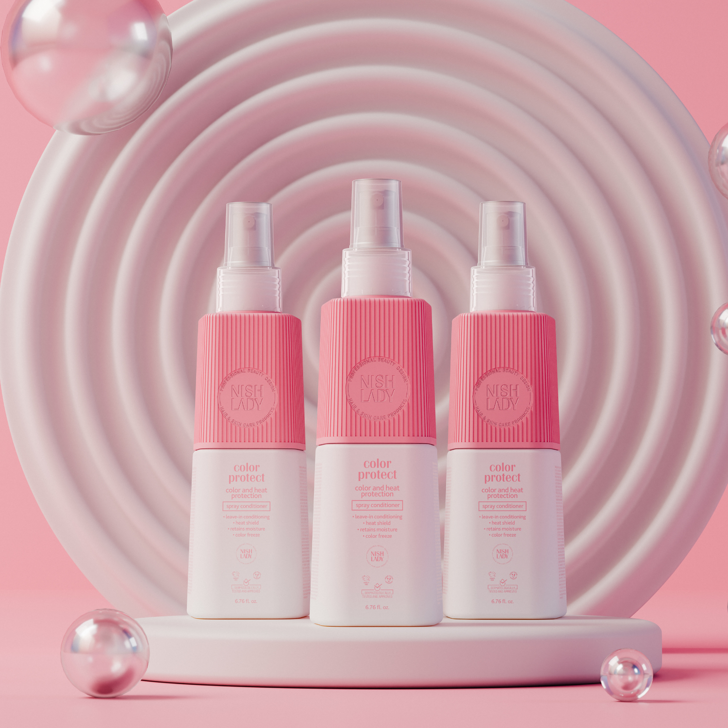 Nishlady Color Protect & Heat Spray – 200ml