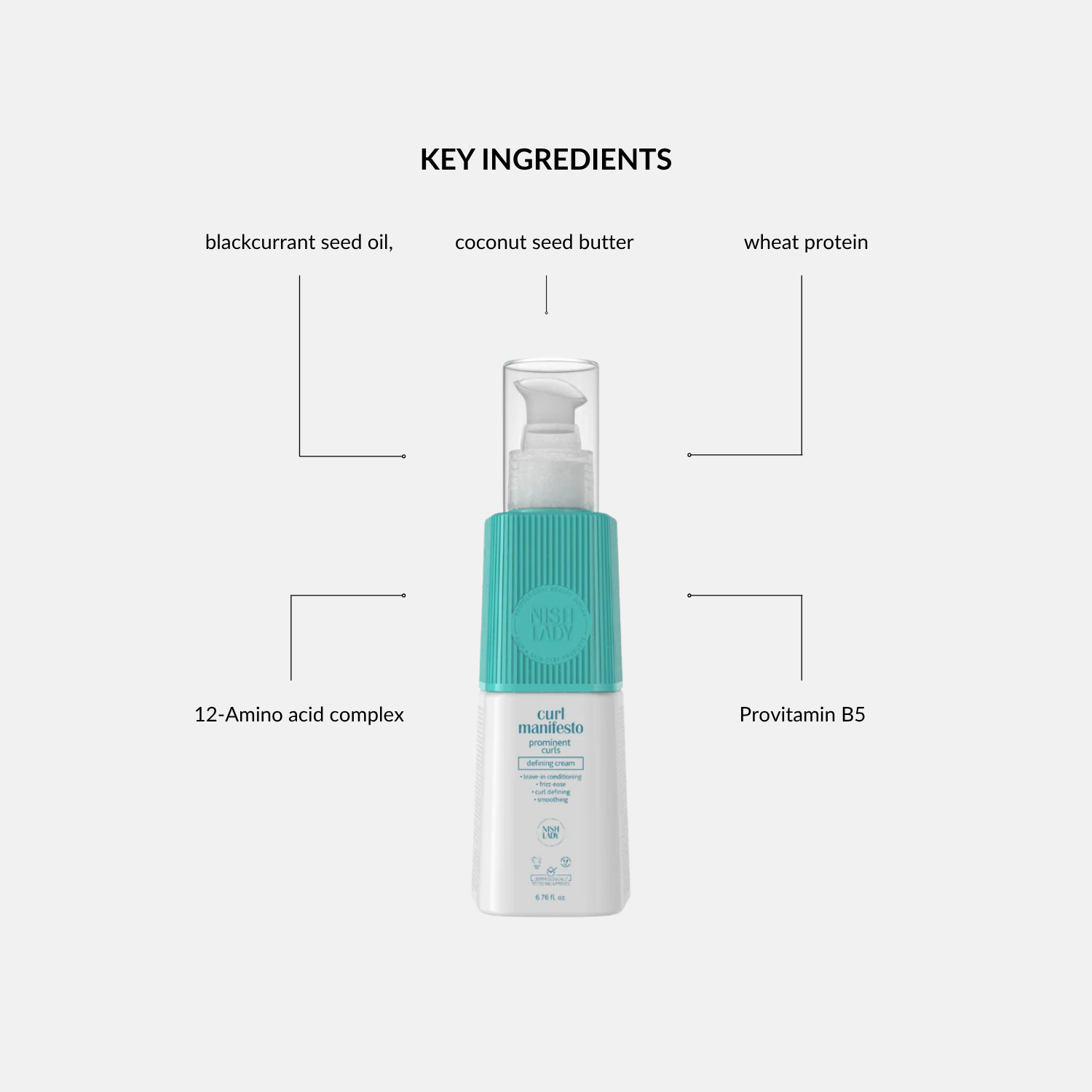 NishLady Curl Manifesto Curl Cream – 200ml