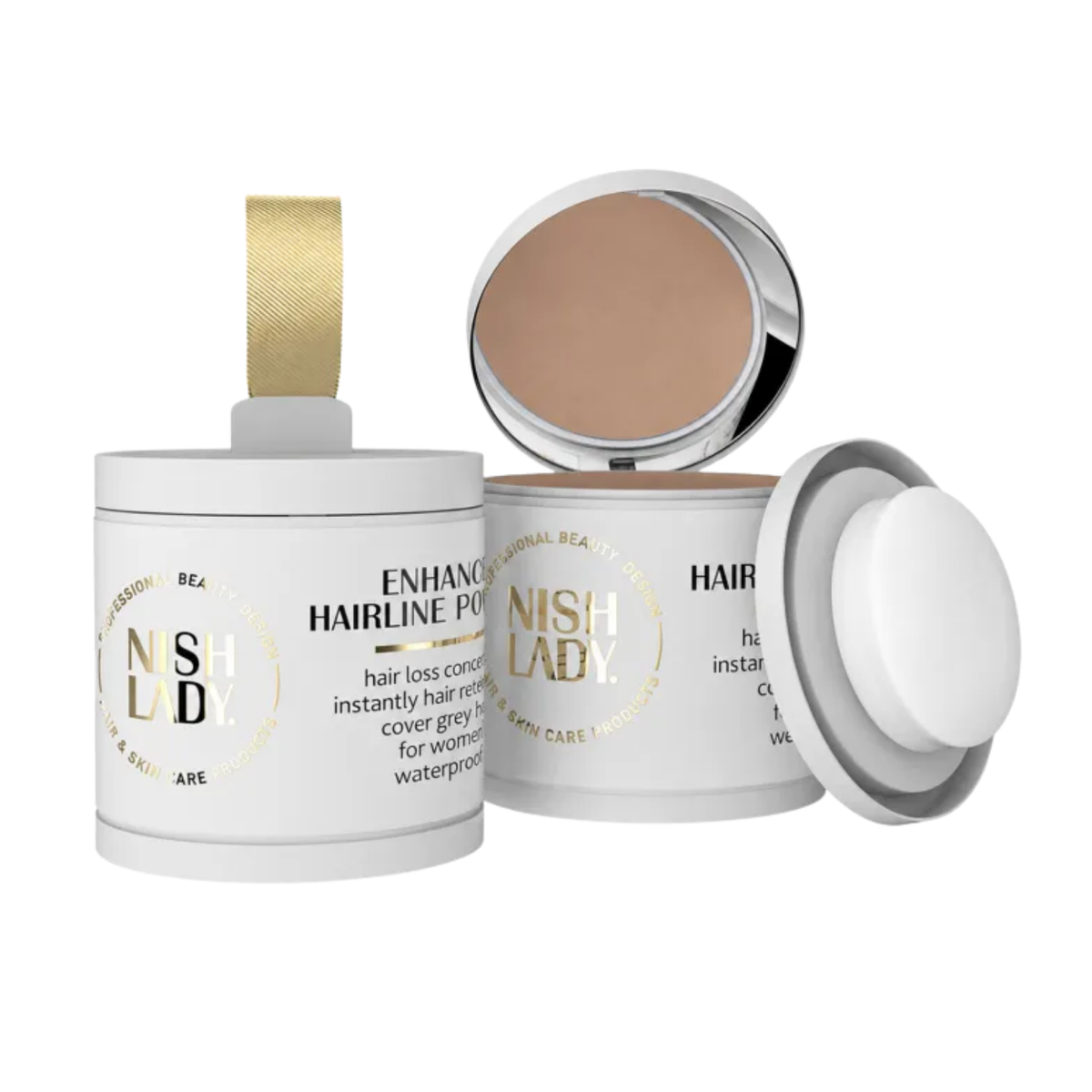 Nishlady Hairline Powder Light Brown-10gr