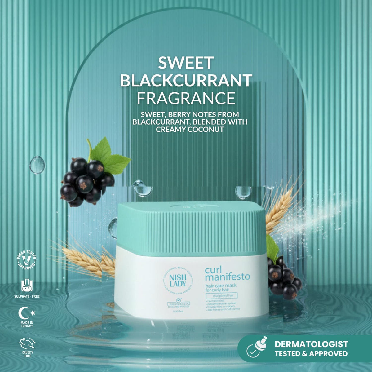 NishLady Curl Manifesto Hair Care Mask – 275ml