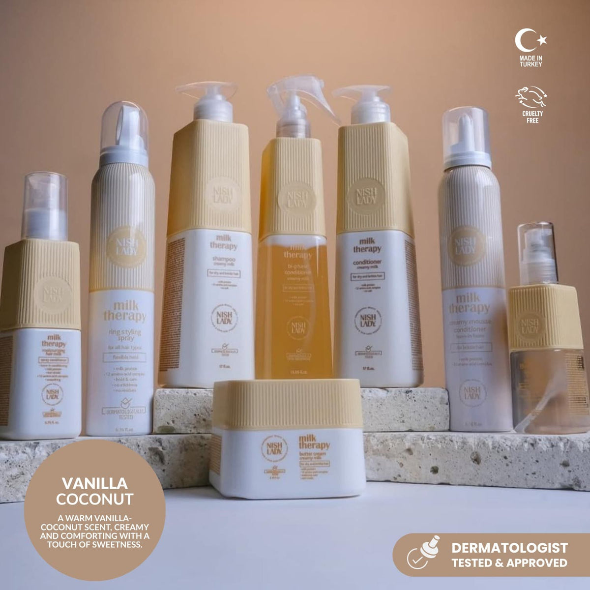 NishLady Milk Therapy Creamy Mousse – 200ml