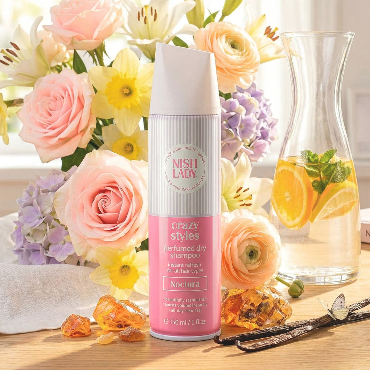 NishLady Perfume Dry Shampoo - Noctura