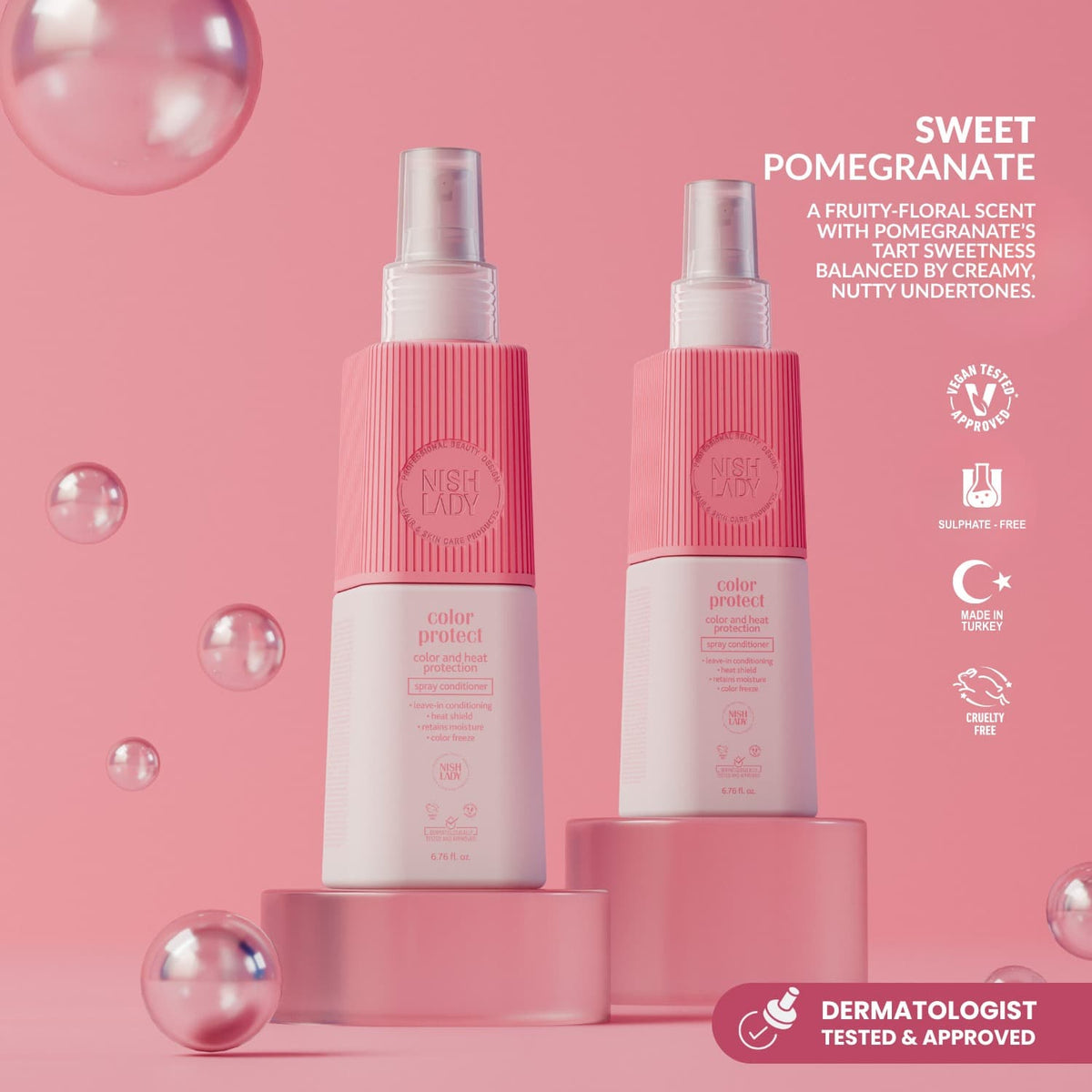 Nishlady Color Protect & Heat Spray – 200ml